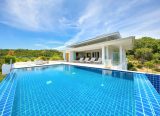 Sleek villa panoramic view Bo Phut Hills