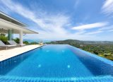 Sleek villa panoramic view Bo Phut Hills