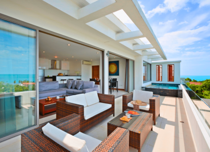 1+1+2 bedroom apartments for sale Lamai
