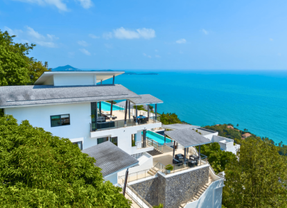 Contemporary 4 bed sea view villa