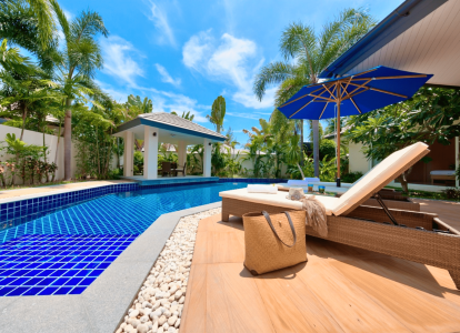 Peaceful beach-side villa for sale Samui