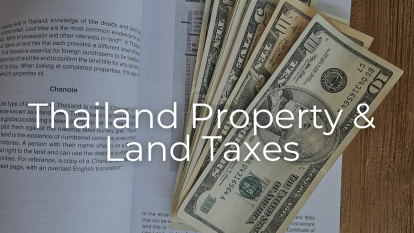 Thailand Property Taxes & Fees