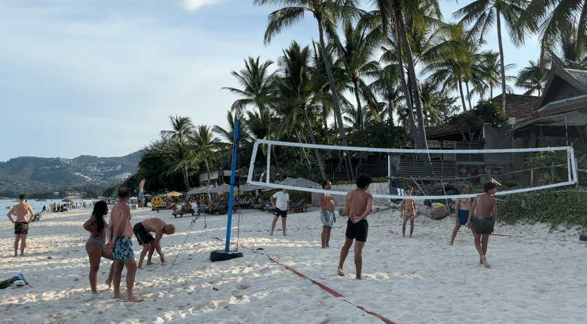 volleyball chaweng beach volleyball chaweng beach