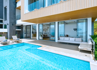 3-bedroom sea view villa for sale Samui