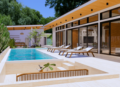 Modern 3-bed villa for sale on Bophut