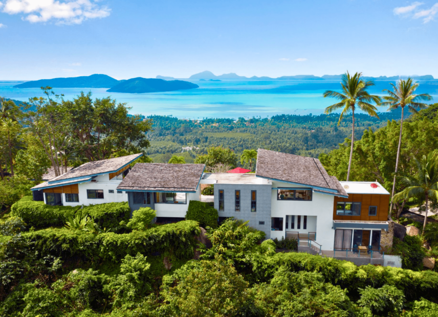 Tropical stylish 4 bedroom ocean view villa