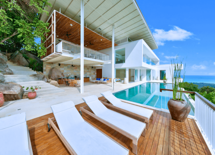 New luxury villa with sea views and 3+1 bedrooms