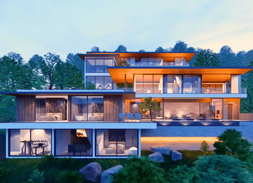 Modern villa on a rock Koh Samui for sale