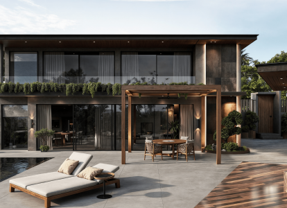 Luxury villa 2 bed+1 office room for sale Samui