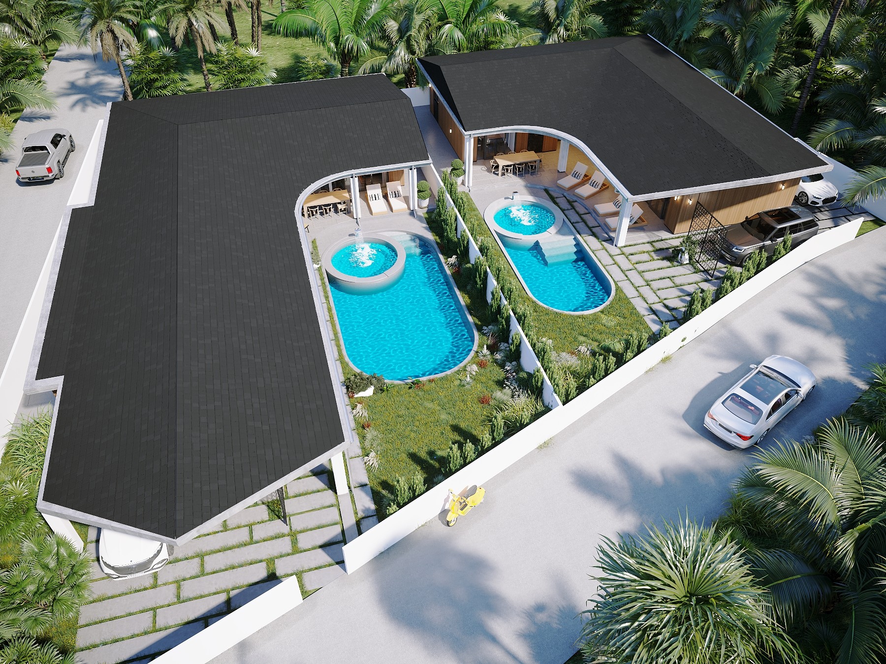 New Villa House development in Thailand Siam Villas